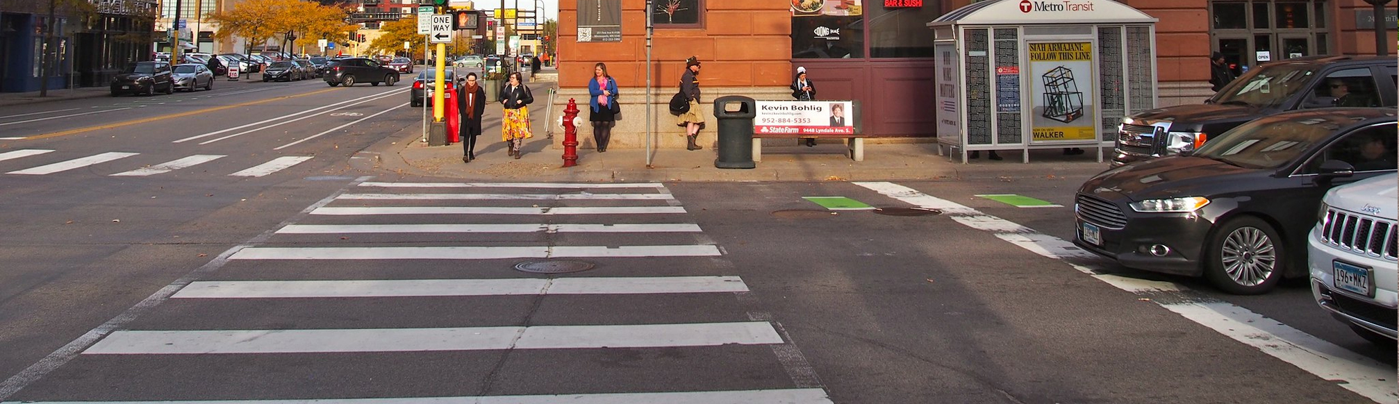 Advanced stop line