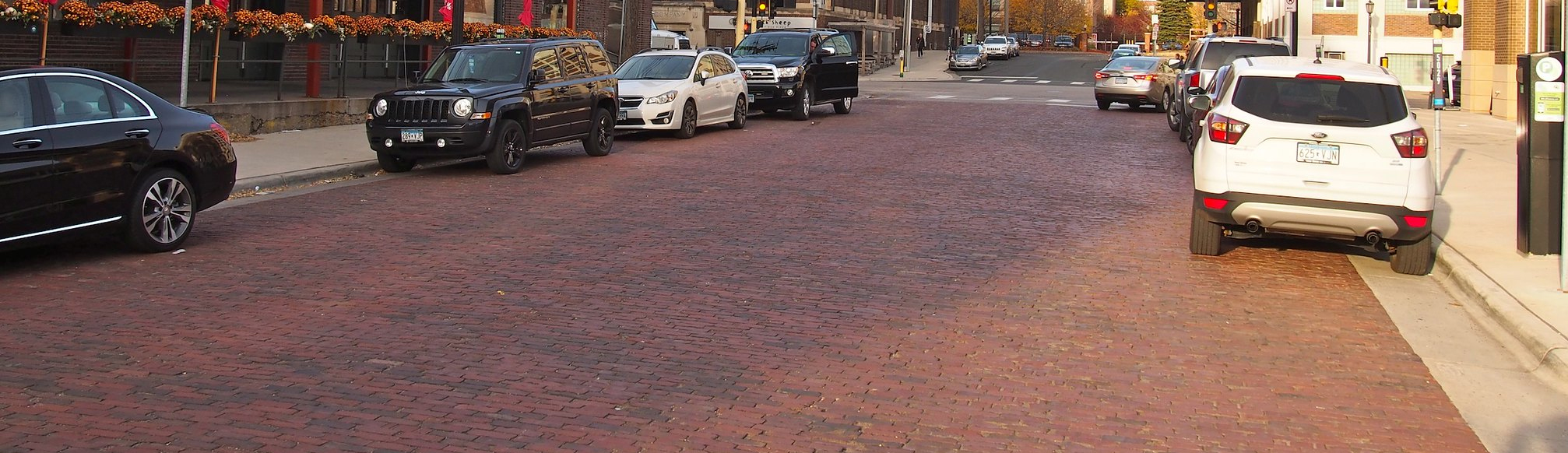 Cobblestone street